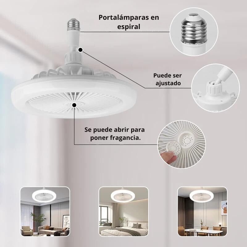 SmartFan Pro ™ - Ventilador Con Led Inteligente Premium 💯