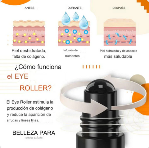 Image of Rodillo para ojos con ácido hialurónico GentRoll™